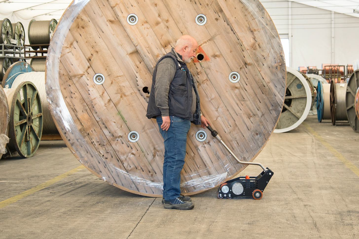 MRE Roll Mover showing versatility