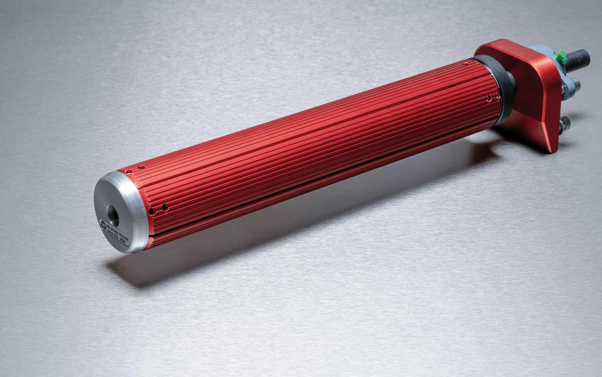 PSW-FS winding shaft flat hose side view