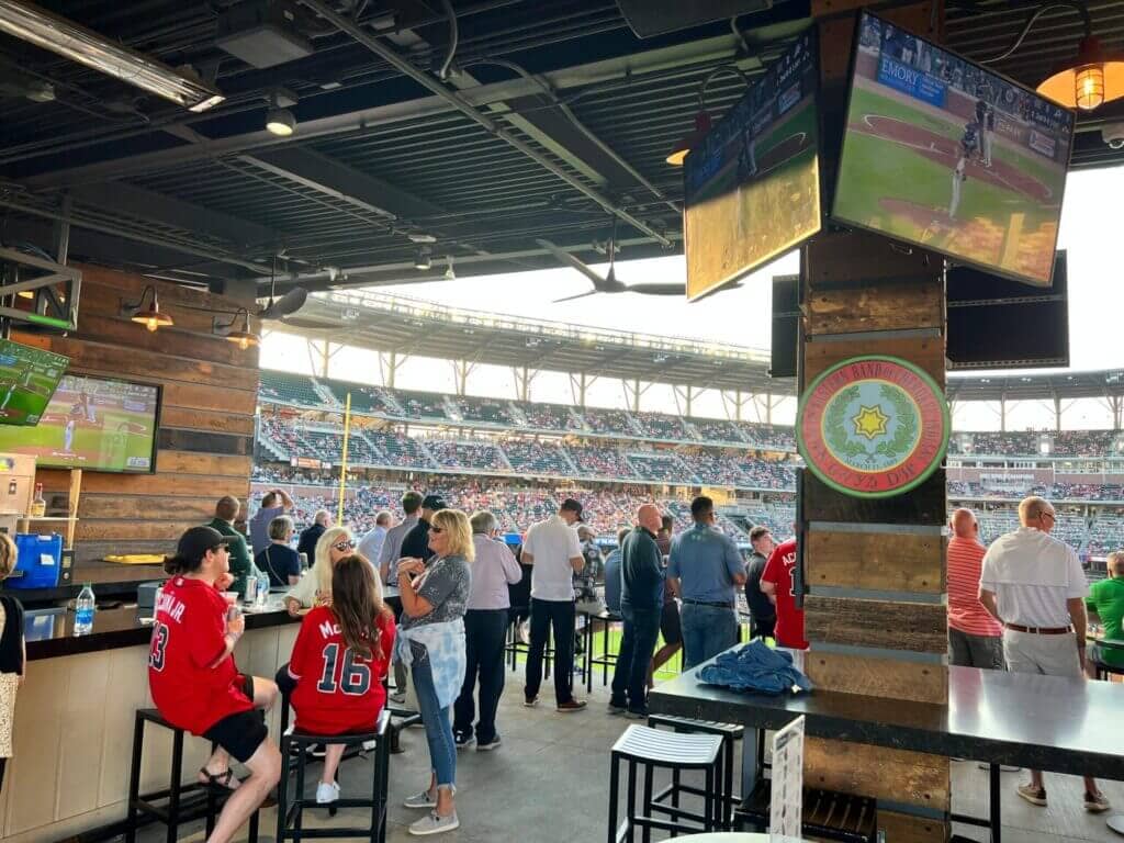CST Systems Team at Atlanta Braves Baseball Game