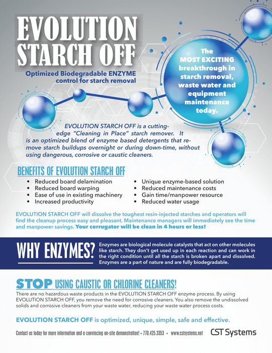 Starch Off starch removal product